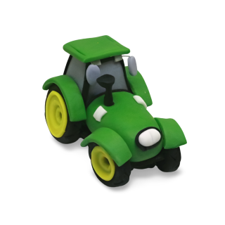 Traktor zelený