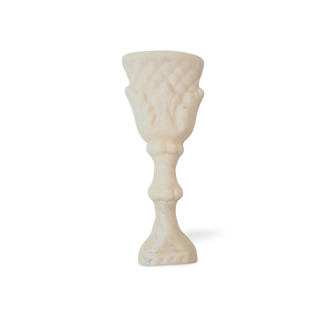 Kalich biely perleťový