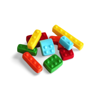 Cukrové LEGO kocky  (set 10 ks)