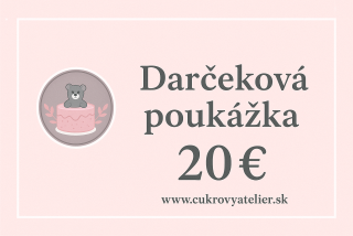 Darčeková poukážka na 20€