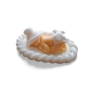 Spiace bábätko na vankúšiku