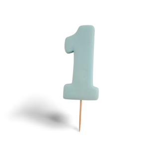 8cm číslo 1- modré 